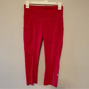 Like new Lululemon fast and free crop